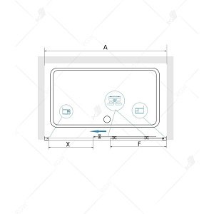 Душевая дверь RGW Classic CL-14 160 купить в интернет-магазине Sanbest