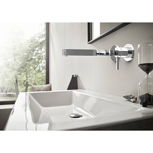 Смеситель для раковины Hansgrohe Finoris 76050000 хром купить в интернет-магазине сантехники Sanbest