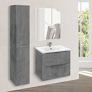 Тумба с раковиной Vincea Mia VMC-2MA600 60 бетон для ванной в интернет-магазине Sanbest