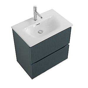 Тумба с раковиной BelBagno UNO-MINI 50 голубая матовая для ванной в интернет-магазине Sanbest