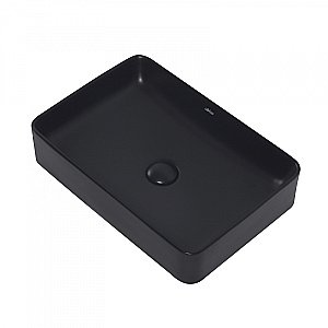 Раковина накладная ABBER Rechteck AC2207MB черная матовая купить в интернет-магазине Sanbest