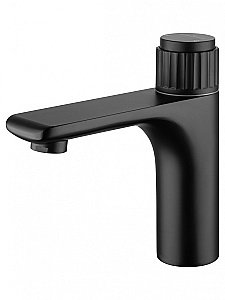 Смеситель для раковины WONZON & WOGHAND CLICK, Черный матовый (WW-A40412-MB) купить в интернет-магазине сантехники Sanbest