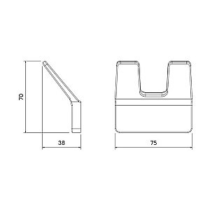 Крючок Iddis Slide SLIWT20i41 купить в интернет-магазине сантехники Sanbest