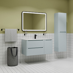 Мебель для ванной Iddis Edifice 100 EDI10B0i95K голубая для ванной в интернет-магазине Sanbest