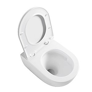 Унитаз подвесной Vincea Globo VT1-74T безободковый, смыв торнадо, с крышкой микролифт, белый купить в интернет-магазине Sanbest