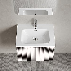 Тумба с раковиной Sancos Snob R 1.0 SNR1.060SM/CN7001 Doha Soft для ванной в интернет-магазине Sanbest