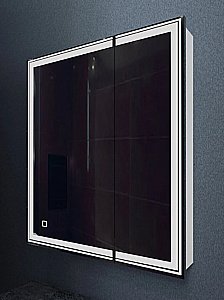 Зеркальный шкаф 2 створки Mixline Мелис 70 купить в интернет-магазине сантехники Sanbest