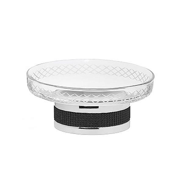 Мыльница Boheme Royal Cristal 10930-CR-B хром/Preciosa купить в интернет-магазине сантехники Sanbest