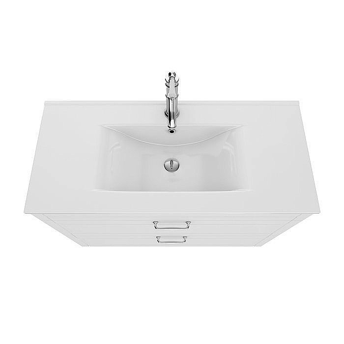 Тумба с раковиной Iddis Oxford OXF10W1i95K 100 для ванной в интернет-магазине Sanbest