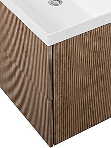 Тумба с раковиной Art&Max AM-Verona-Push-700-2C-SO-KV/AM-LAV-700-MR-FА Kadena Wood для ванной в интернет-магазине Sanbest