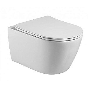 Унитаз подвесной Hansmann keramik Uno УНИ0014 безободковый, с крышкой микролифт купить в интернет-магазине Sanbest