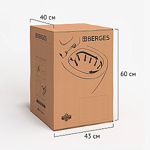 Унитаз подвесной BERGES Sigma 082254 безободковый, с крышкой микролифт купить в интернет-магазине Sanbest