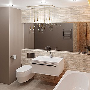 Тумба с раковиной LA FENICE Elba Bianco 80 белая для ванной в интернет-магазине Sanbest