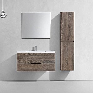 Тумба с раковиной Vincea Chiara 2D 1000 R.Oak для ванной в интернет-магазине Sanbest