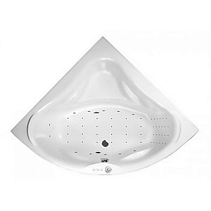 Ванна акриловая EXCELLENT Konsul NANO WAEX.KON15.NANO.CR 150x150 белая с гидромассажем купить в интернет-магазине Sanbest