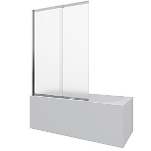 Шторка для ванны Berges RIVER S Slider 980 065021 матовое стекло купить в интернет-магазине Sanbest