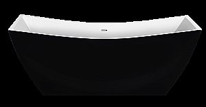 Ванна акриловая Lagard Issa lgd-issa-ba 178х75 белая,черная купить в интернет-магазине Sanbest
