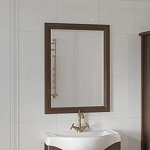 Зеркало Caprigo Lion 38330-036.000.00.20 60 орех античный в ванную от интернет-магазине сантехники Sanbest