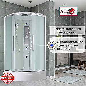 Душевая кабина AvaCan EM Серия EM3011new 110х110 стандартная купить в интернет-магазине Sanbest