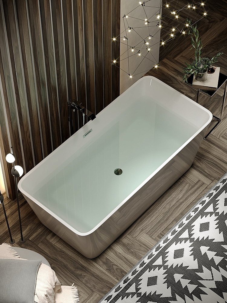 Акриловая ванна Sancos Dama 170х80 FB05 белая купить в интернет-магазине Sanbest