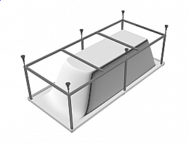 Каркас для ванны Vayer Boomerang 190x90 купить в интернет-магазине сантехники Sanbest