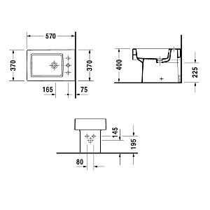 Биде Duravit Vero 2240100000 купить в интернет-магазине Sanbest