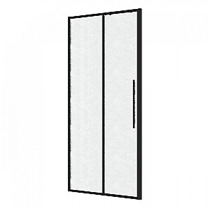 Душевая дверь Niagara Nova 110 NG-84-L11CHB профиль черный матовый/стекло шиншилла купить в интернет-магазине Sanbest