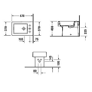 Биде Duravit Vero 2240100000 купить в интернет-магазине Sanbest