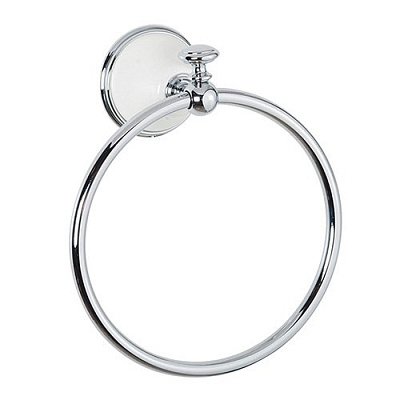 Полотенцедержатель-кольцо Tiffany World Harmony TWHA015bi/cr хром/белый
