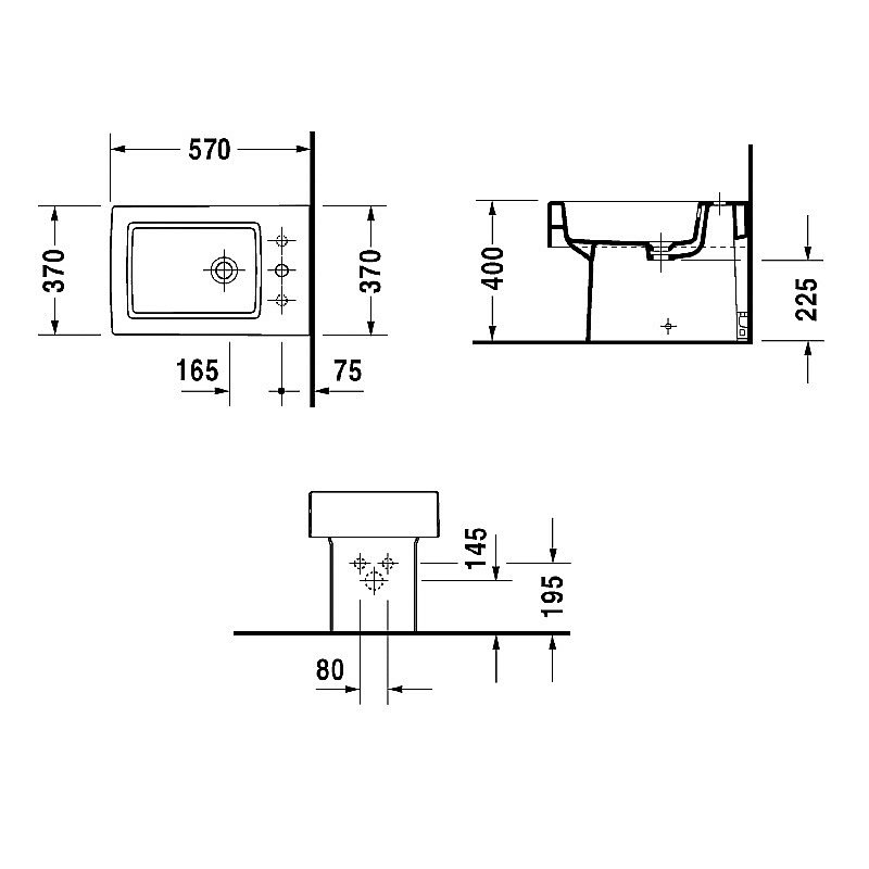 Биде Duravit Vero 2240100000 купить в интернет-магазине Sanbest