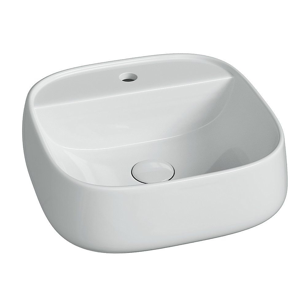 Раковина Ceramica Nova Fonte 40 CN5052 белая купить в интернет-магазине Sanbest