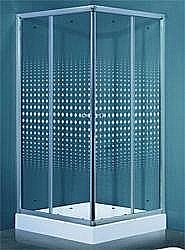 Душевой уголок TIMO TL-1102 100x100 стекло Romb купить в интернет-магазине сантехники Sanbest