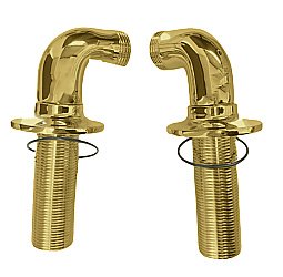 Соединения для крепления к стене для смесителя на ванну, 3/4, золото купить в интернет-магазине сантехники Sanbest