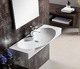 Раковина Ceramalux N 80,5 STR4282B белая купить в интернет-магазине Sanbest