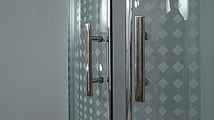 Душевой уголок TIMO TL-8002 80x80 стекло прозрачное с рисунком купить в интернет-магазине Sanbest