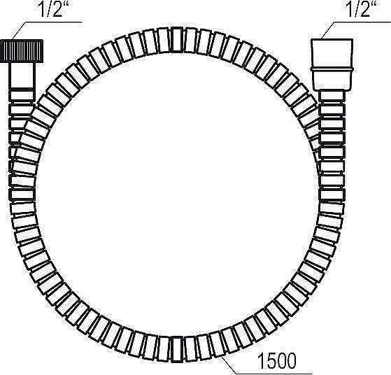 Душевой шланг Ravak 911.00 купить в интернет-магазине сантехники Sanbest