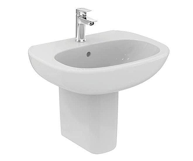 Раковина на полупьедестале Ideal Standard Tesi 60 T351401 белая купить в интернет-магазине Sanbest