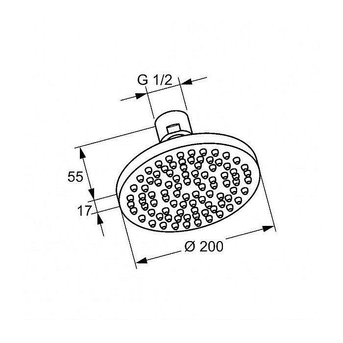 Душевая система Kludi Bozz 386310576 хром купить в интернет-магазине сантехники Sanbest