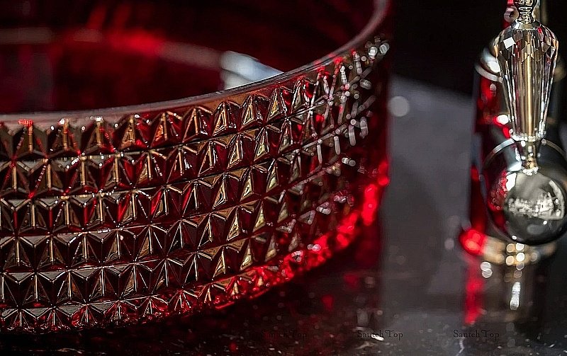 Раковина хрустальная Armadi Art Monaco 39 817-R рубин купить в интернет-магазине Sanbest