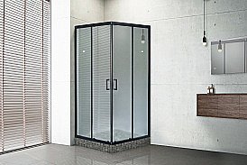 Душевой уголок Royal Bath RB8085HPD-C-BL 85х80 матовый купить в интернет-магазине Sanbest