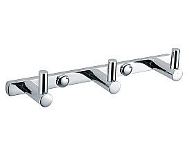 Планка с крючками Kaiser H0003 хром купить в интернет-магазине сантехники Sanbest