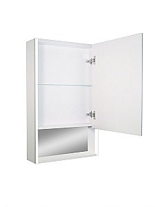 Зеркало-шкаф Art&Max FOGGIA AM-Fog-500-800-1D-R-DS-F-White белый матовый купить в интернет-магазине сантехники Sanbest