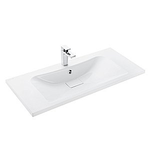 Тумба с раковиной Акватон Брук 100 2 ящика дуб феррара для ванной в интернет-магазине Sanbest