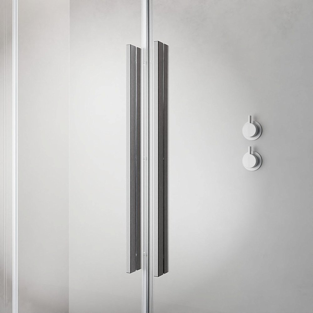 Душевое ограждение Radaway Furo SL Brushed Nickel Walk-in 90 10306488-91-01 стекло прозрачное/профиль брашированный никель купить в интернет-магазине Sanbest