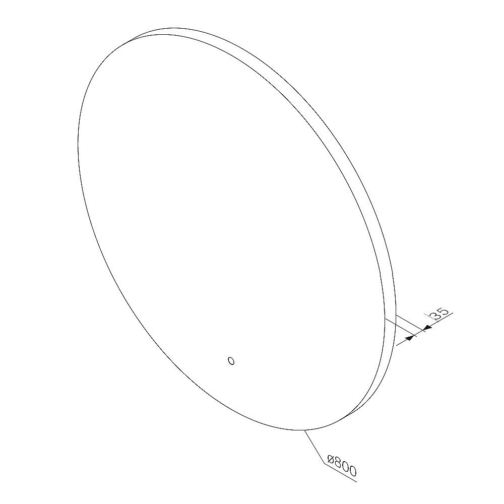 Зеркало с Led подсветкой AM.PM X-Joy M85MOX40801S 80 в ванную от интернет-магазине сантехники Sanbest
