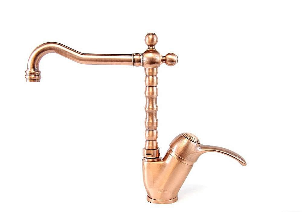 Смеситель для раковины Webert Aurora AU831702060 медь купить в интернет-магазине сантехники Sanbest