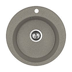 Кухонная мойка Акватон Шелли 50 1A734732SS250 серый шелк купить в интернет-магазине сантехники Sanbest