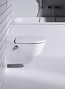 Унитаз-биде подвесной Laufen Cleanet Navia 8.2060.1.400.000.1 купить в интернет-магазине Sanbest