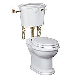 Унитаз Migliore Impero 31146 белый/золото купить в интернет-магазине Sanbest