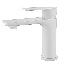 Смеситель для раковины Abber Weiss Insel AF8010FW белый матовый купить в интернет-магазине сантехники Sanbest